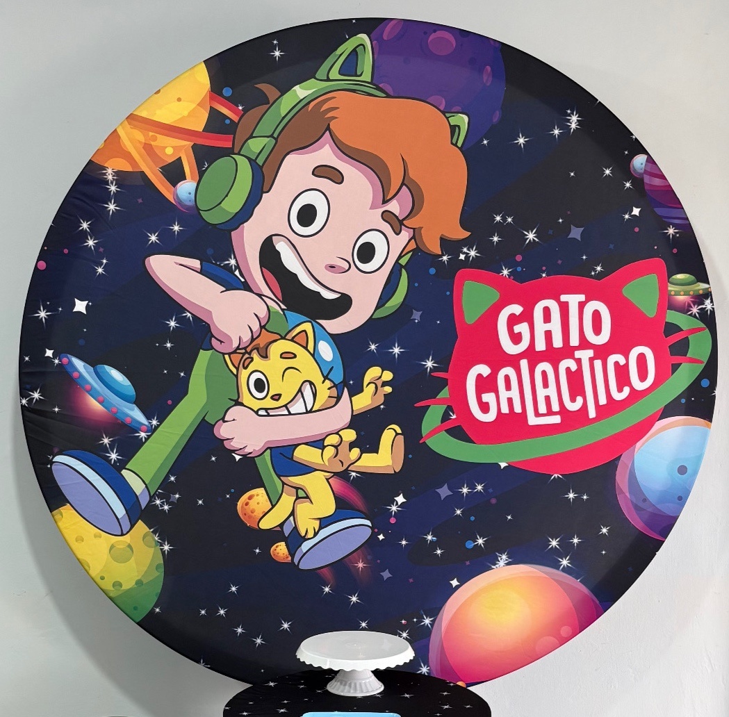 Capa Painel Gato Galático - Déh Decorações 