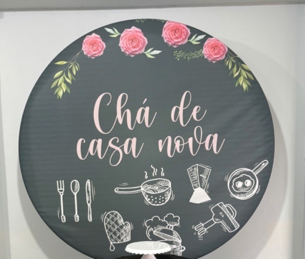 Capa Painel Chá de Casa Nova - Déh Decorações 