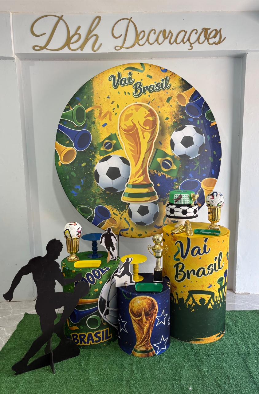 Copa - Vai Brasil (Kit 2) - Déh Decorações 