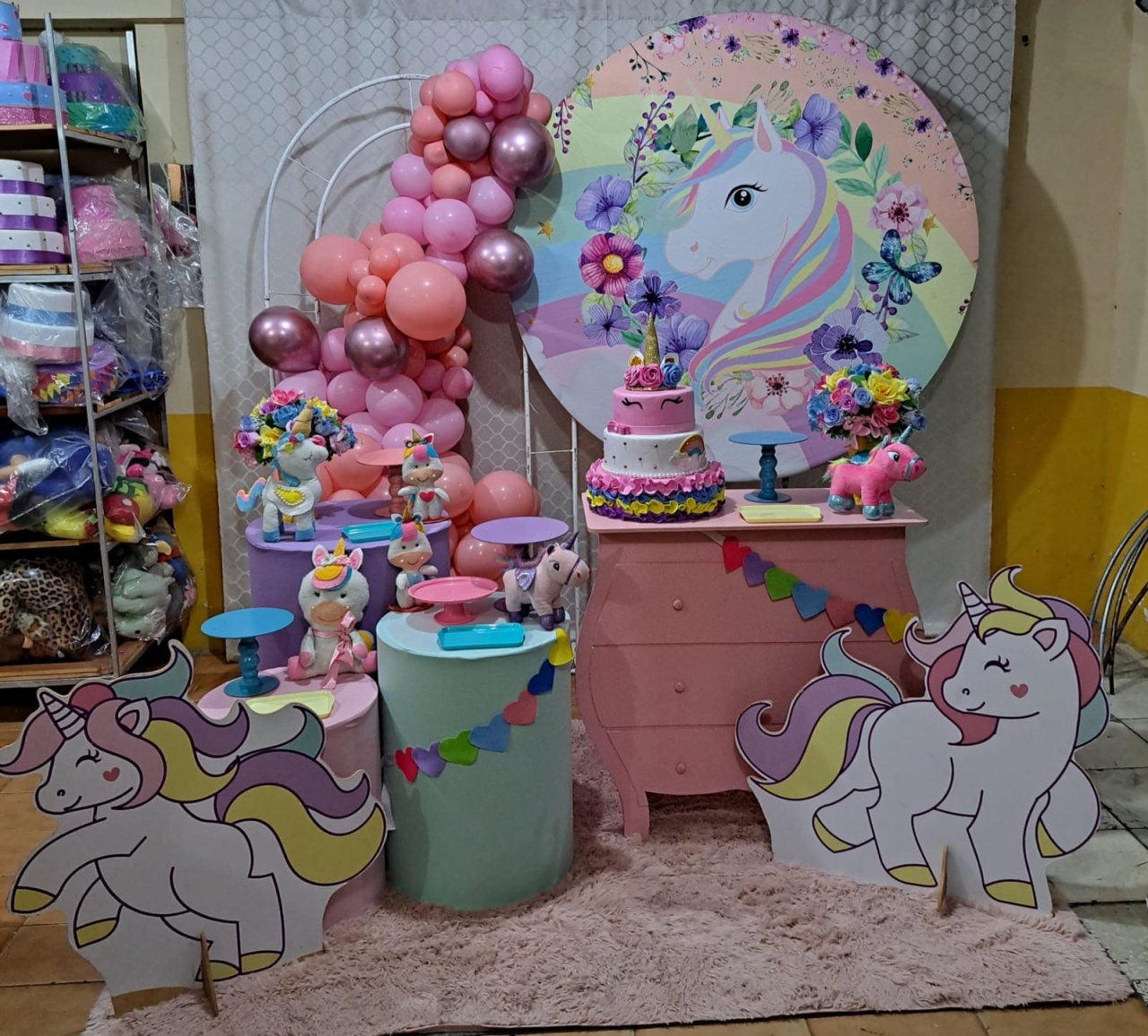 Unicórnio (Kit 4) - Déh Decorações 