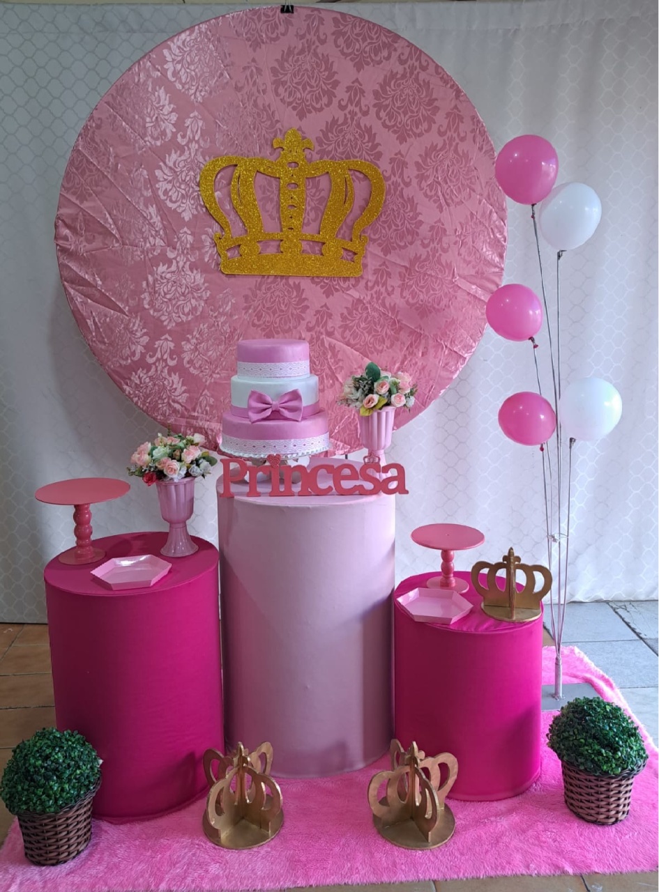 Princesa - Coroa (Kit 2) - Déh Decorações 