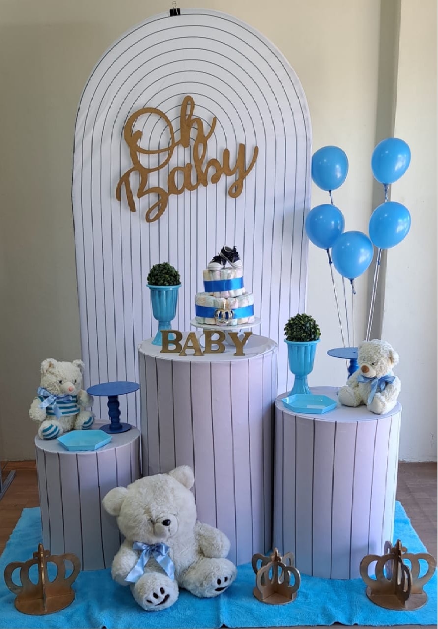 Chá de Bebê Menino (Kit 2) - Déh Decorações 