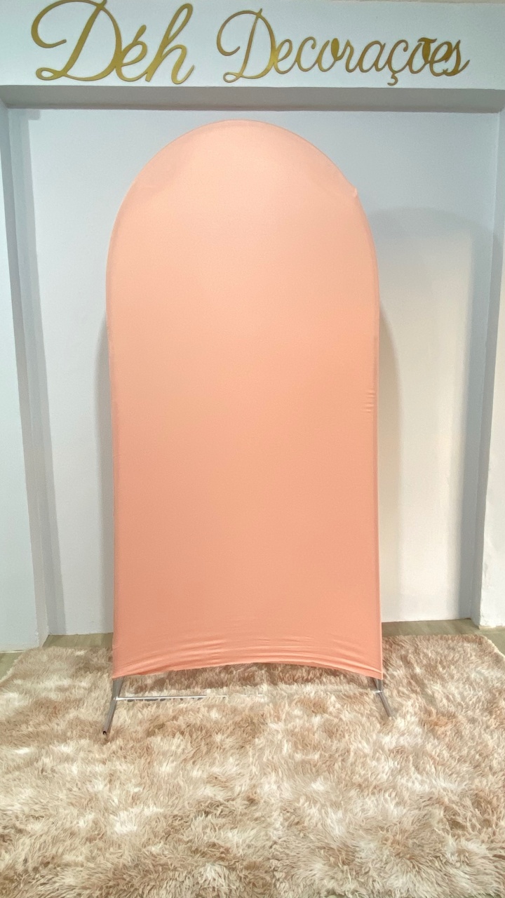 Capa Painel Romano Rosa Chá  - Déh Decorações 