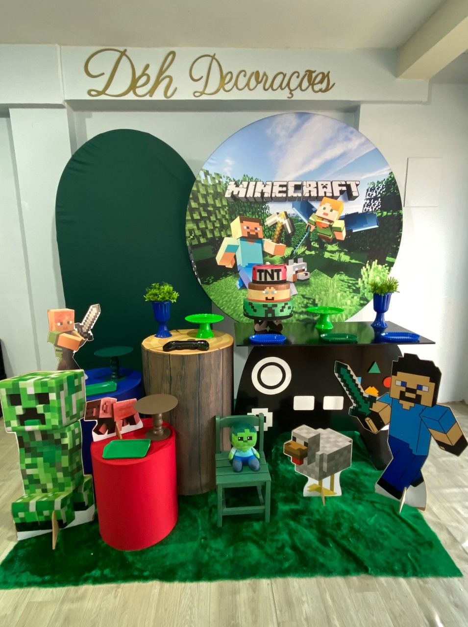 Minecraft (Kit 2) - Déh Decorações 