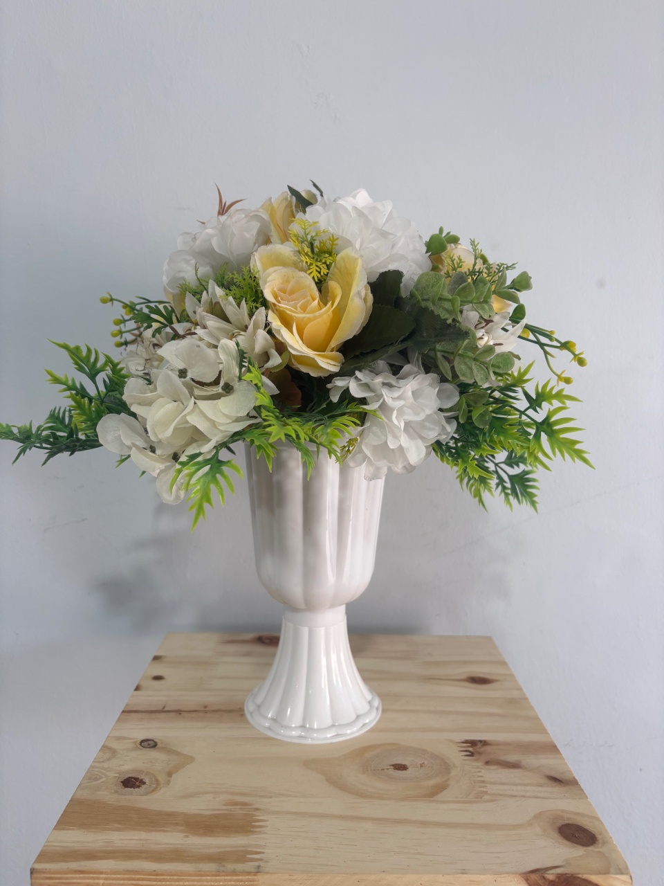 Vaso Com Flor G - Déh Decorações 