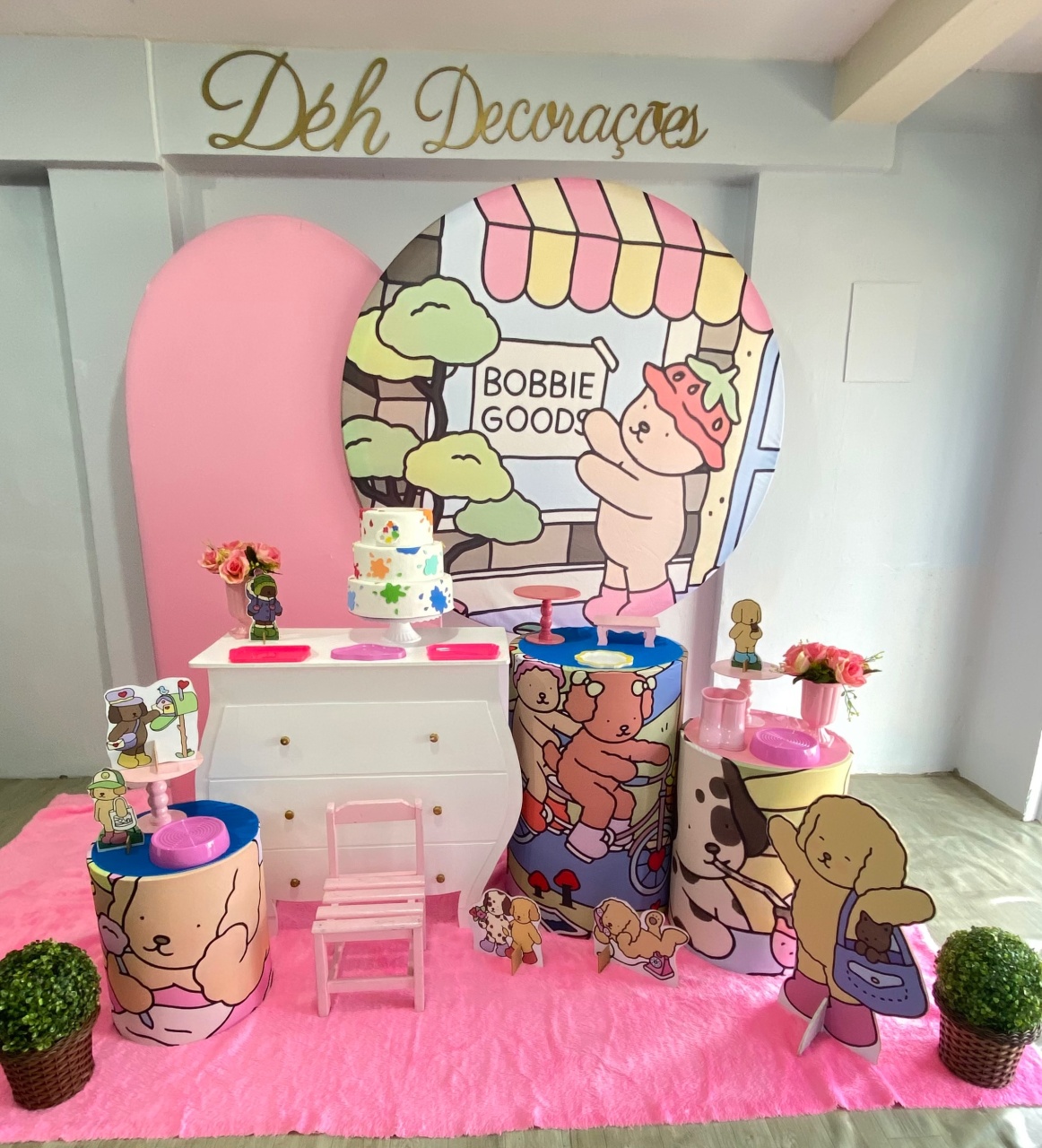 Bobbie Goods Menina (Kit 4) - Déh Decorações 
