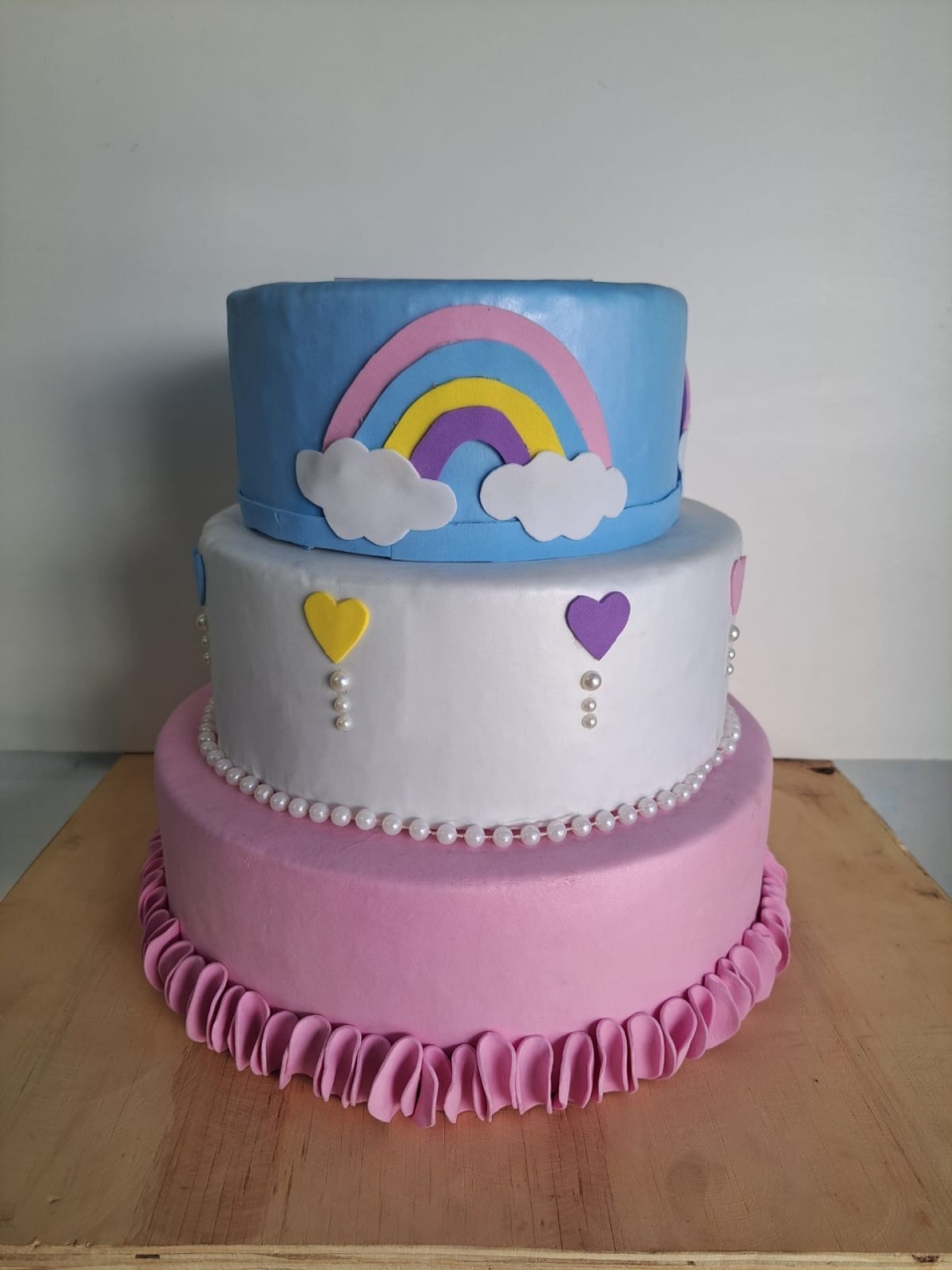 Bolo Fake Chuva - Déh Decorações 