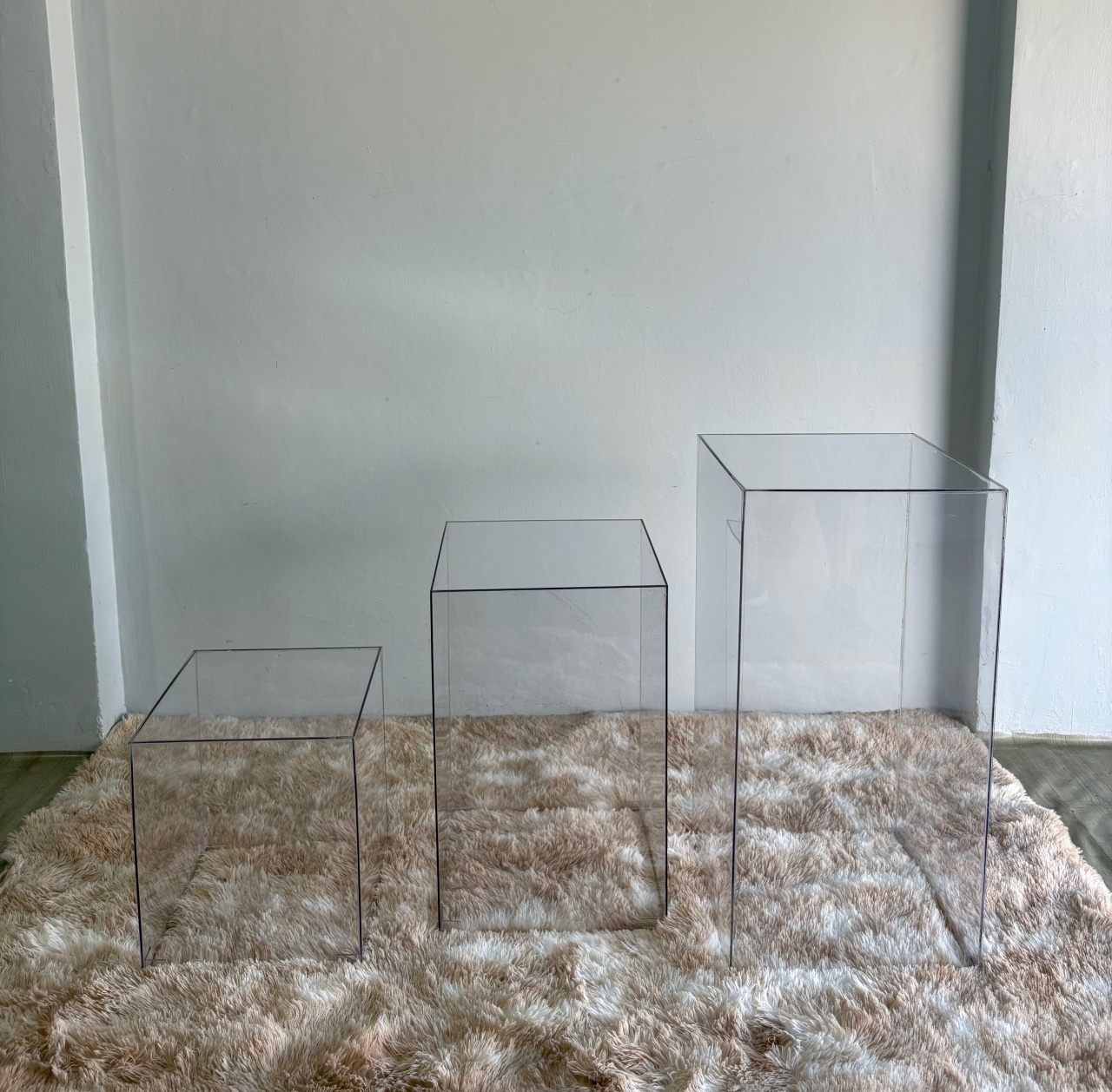 Trio de Mesas Acrílico  - Déh Decorações 