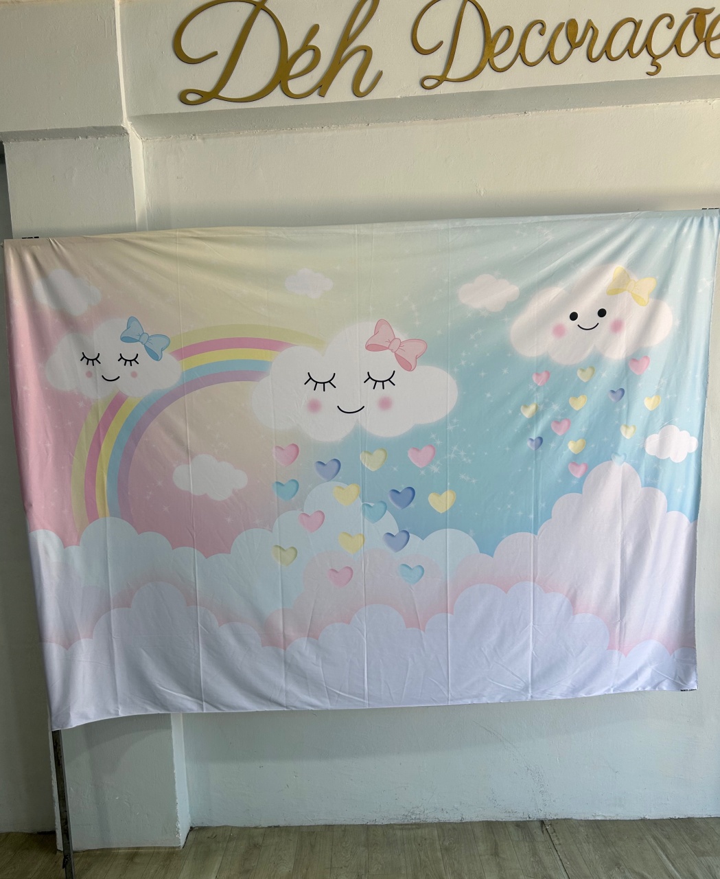 Capa Painel Horizontal Chuva de Benção 150X220 - Déh Decorações 