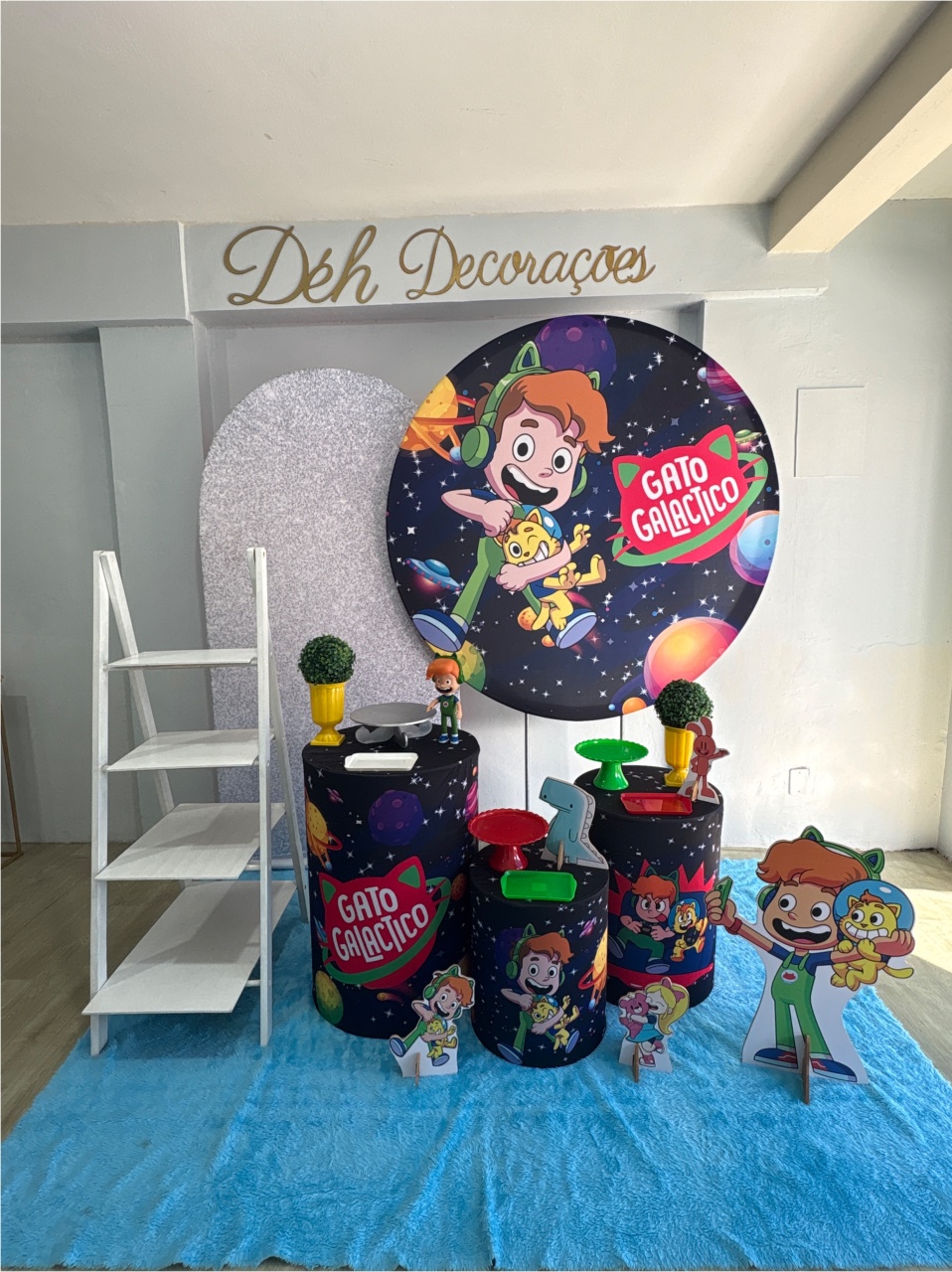 Gato Galáctico (Kit 3) - Déh Decorações 