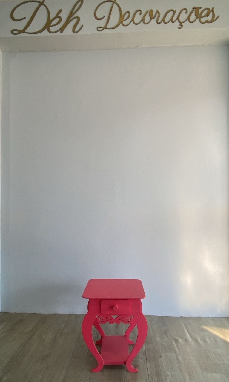 Mini Aparador Rosa  - Déh Decorações 