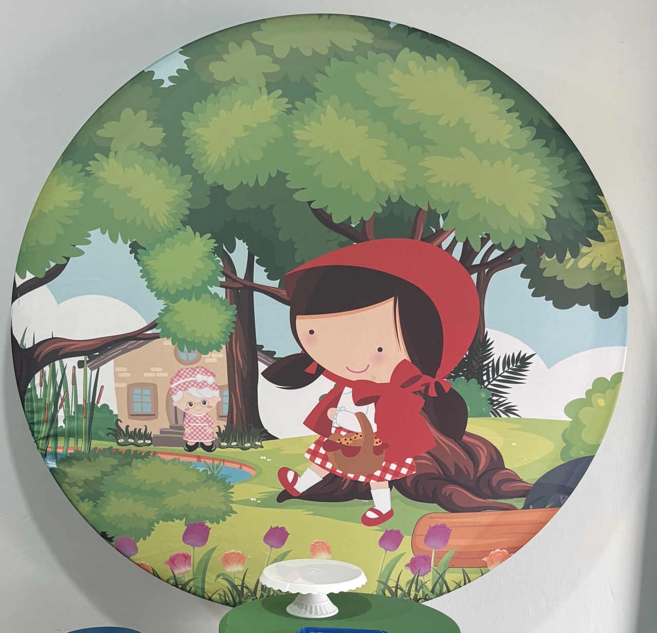 Capa Painel Chapeuzinho Vermelho  - Déh Decorações 