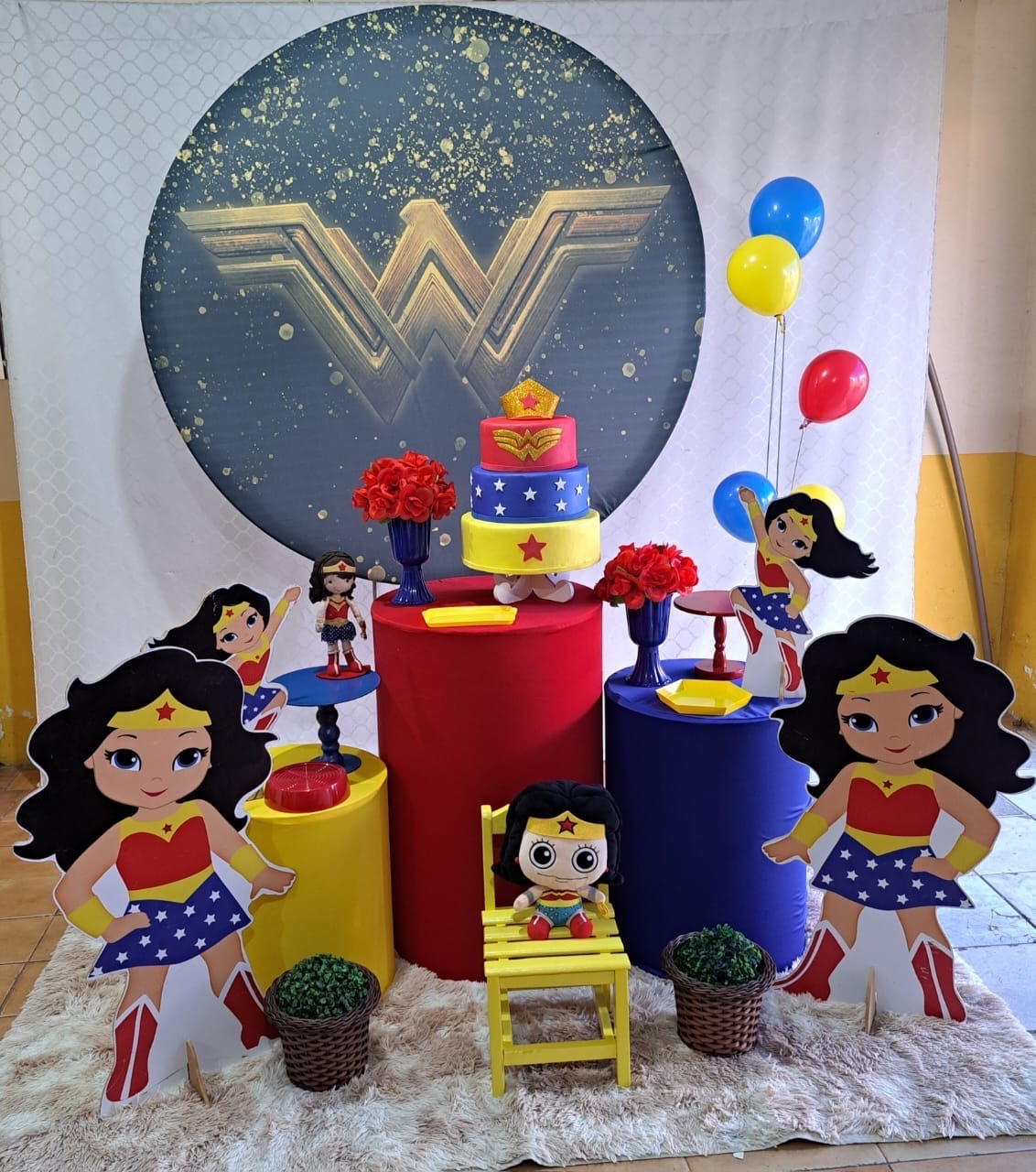 Mulher Maravilha (Kit 2) (Cópia 1) - Déh Decorações 