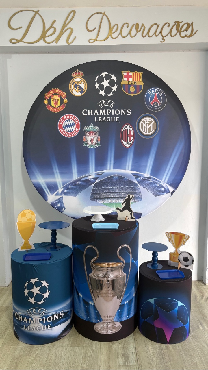 Champions League (Kit 1)  - Déh Decorações 