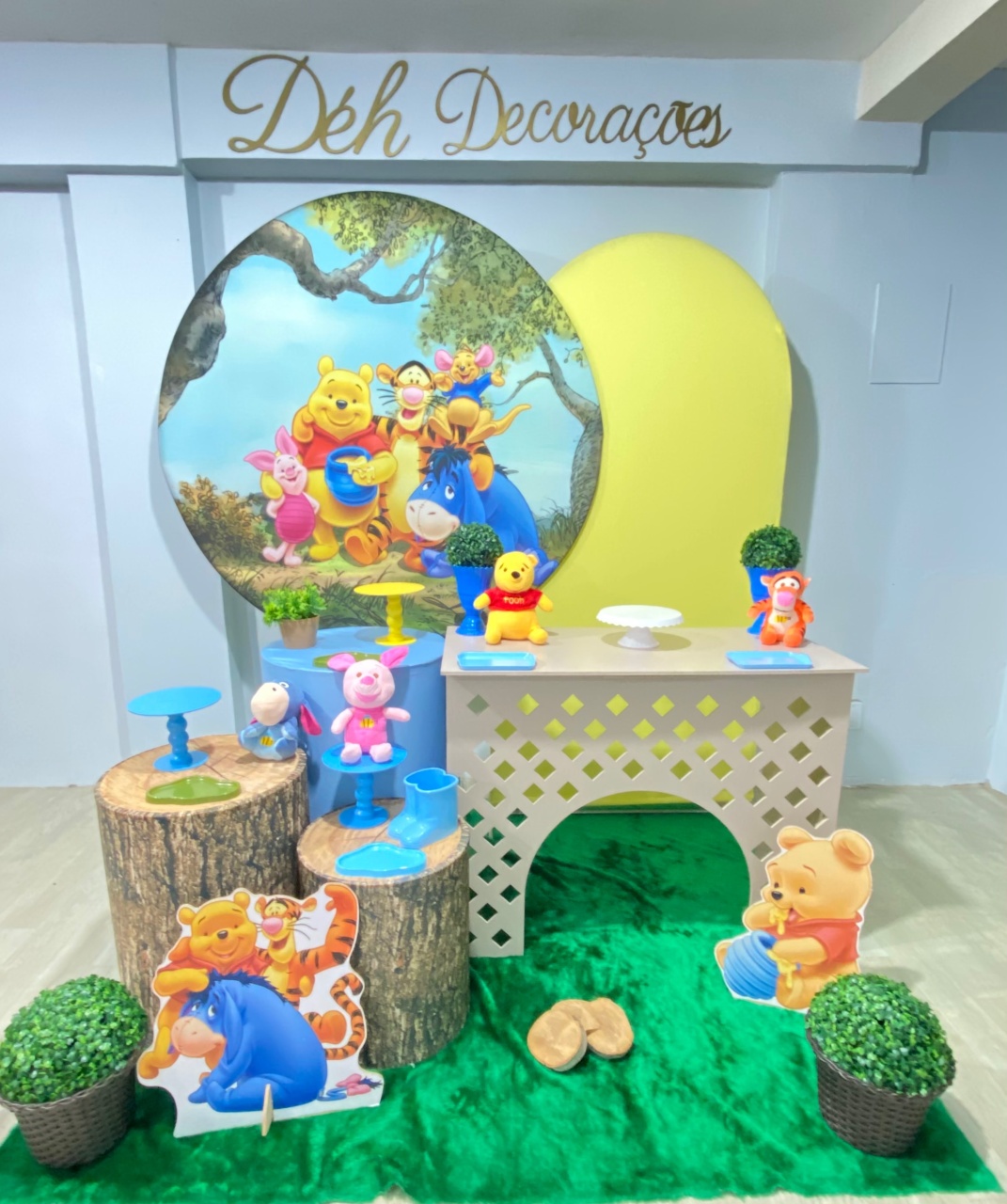 Ursinho Pooh Menino (Kit 4) - Déh Decorações 