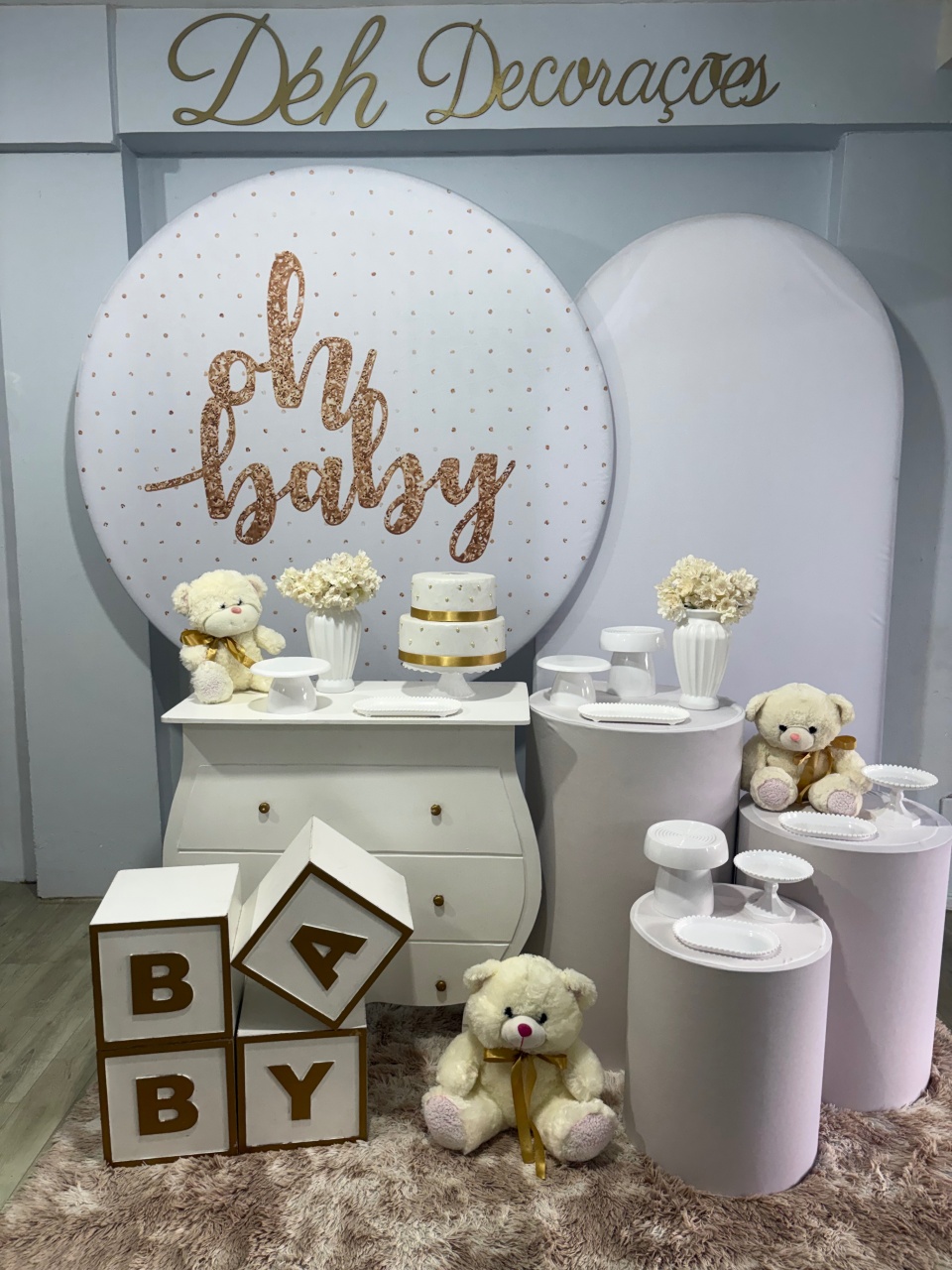 Chá Oh Baby (Kit 4) - Déh Decorações 