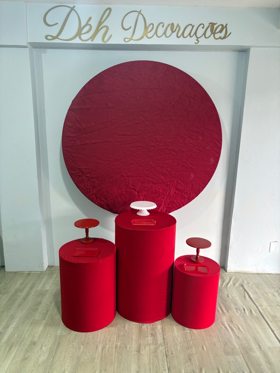 Kit Vermelho Jacar (Kit 1)  - Déh Decorações 