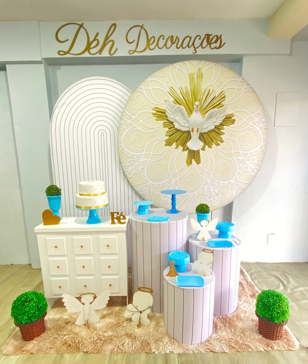 Batizado Menino (Kit 4) - Déh Decorações 