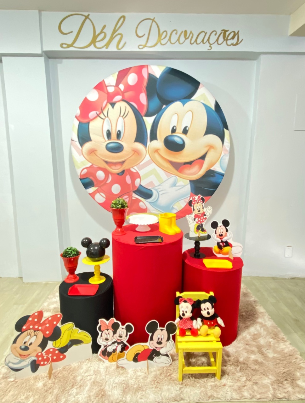 Minnie E Mickey (Kit 2) - Déh Decorações 
