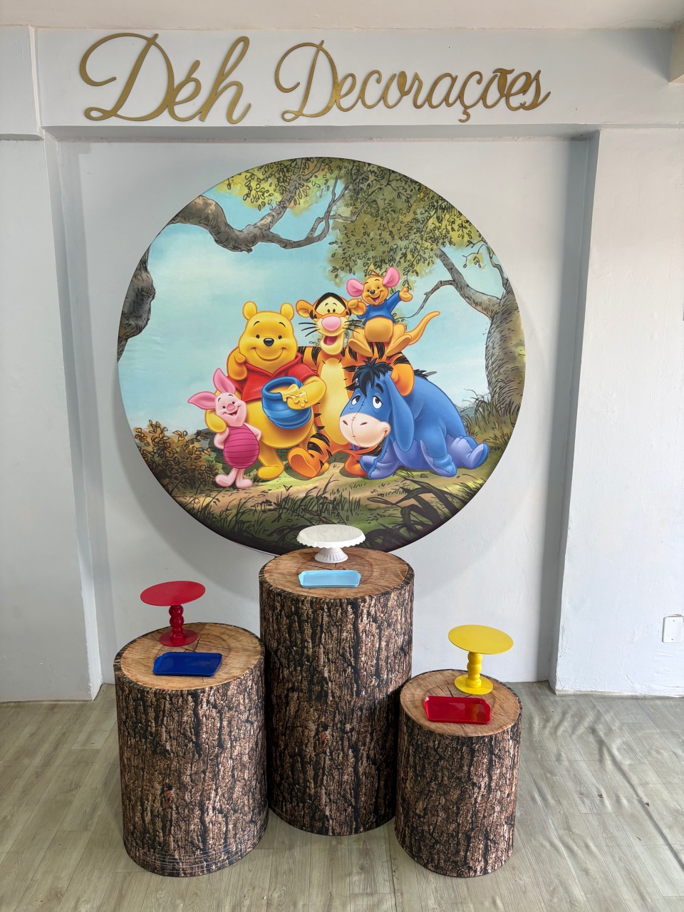 Ursinho Pooh(Kit 1)  - Déh Decorações 