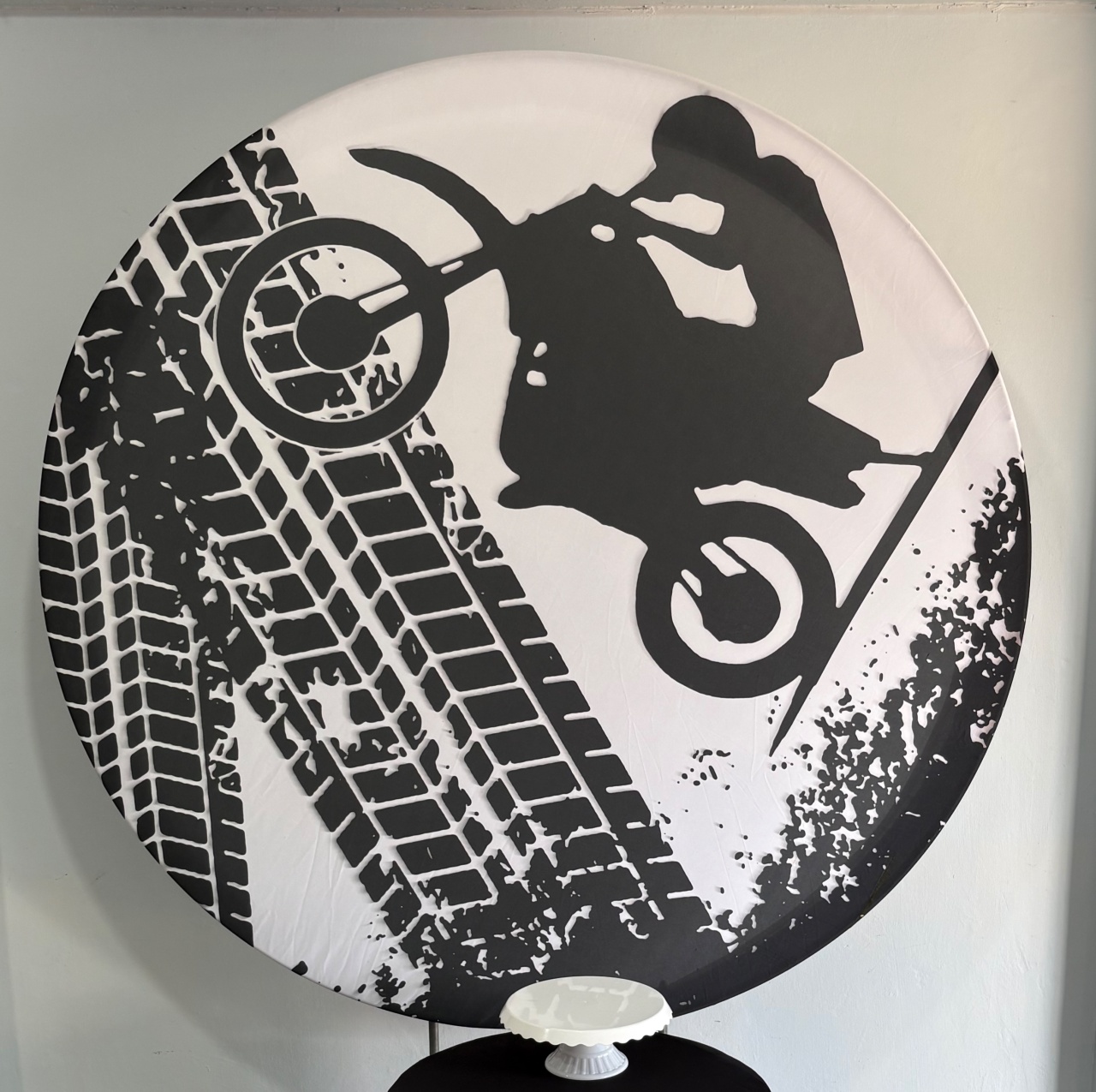 Capa Painel Redondo Motocross - Déh Decorações 
