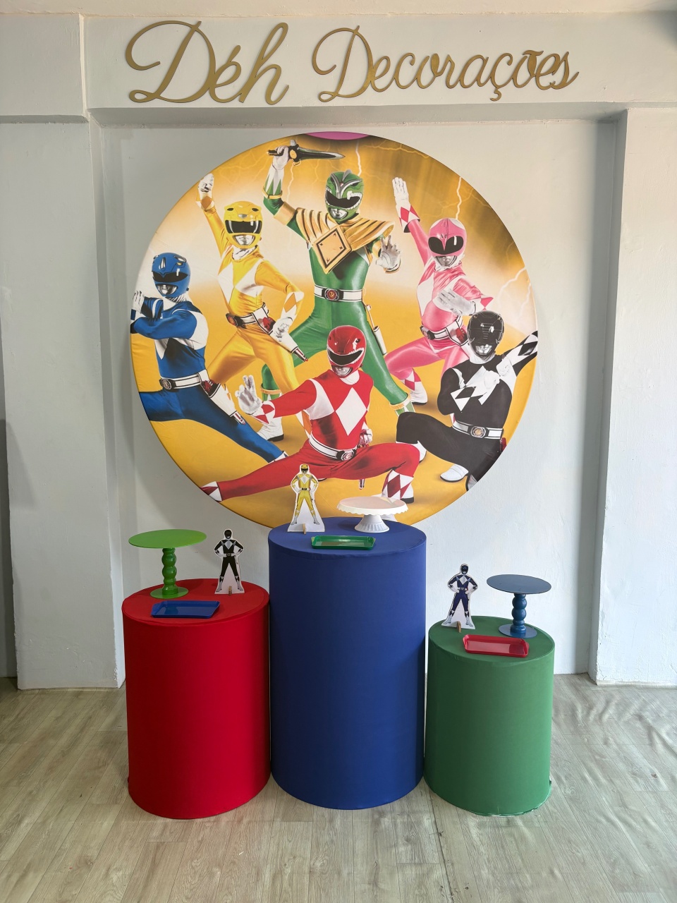 Power Ranger (Kit 1)  - Déh Decorações 