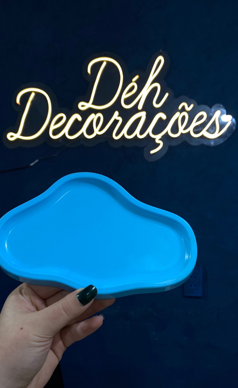 Bandeja Azul 14 - Déh Decorações 