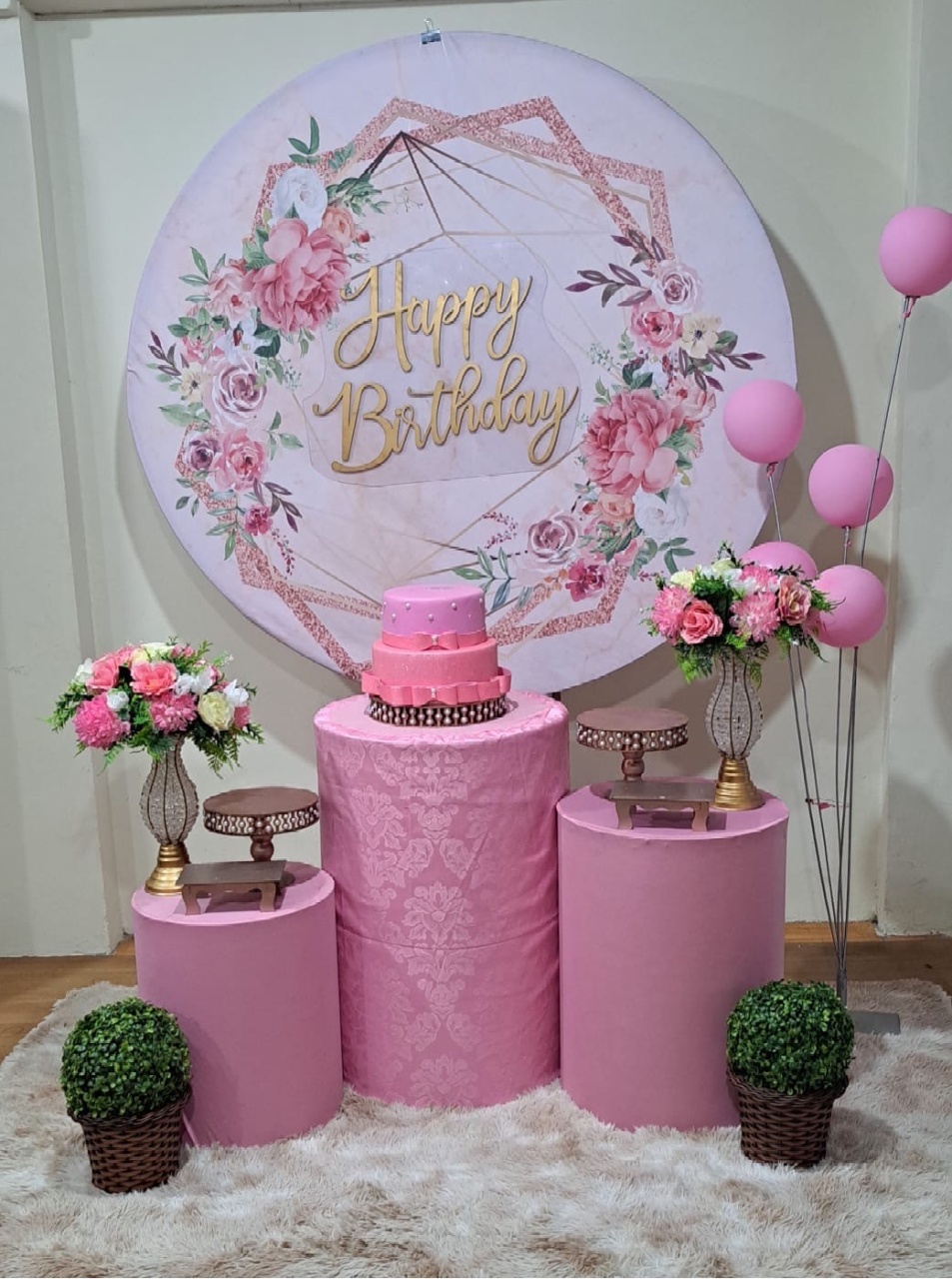 Kit Adulto Rosa (Kit 2) - Déh Decorações 