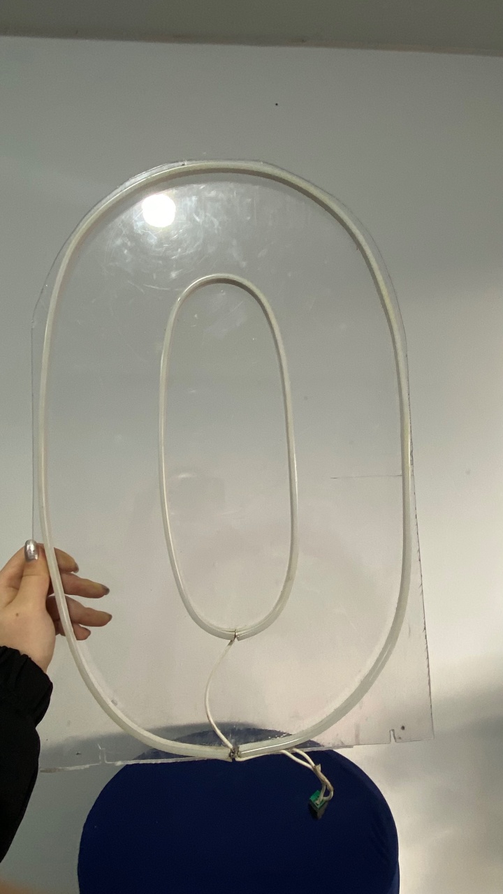 Número de Led 0 - Déh Decorações 