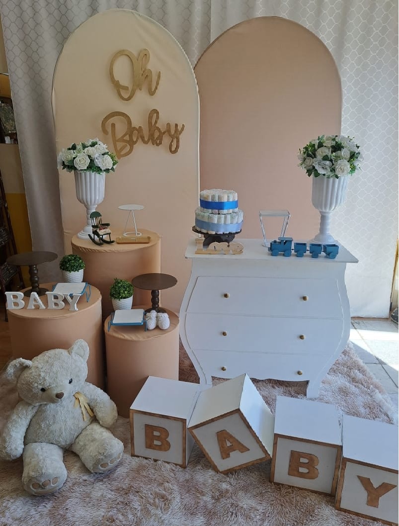 Chá de Bebê Menino (Kit 4) - Déh Decorações 