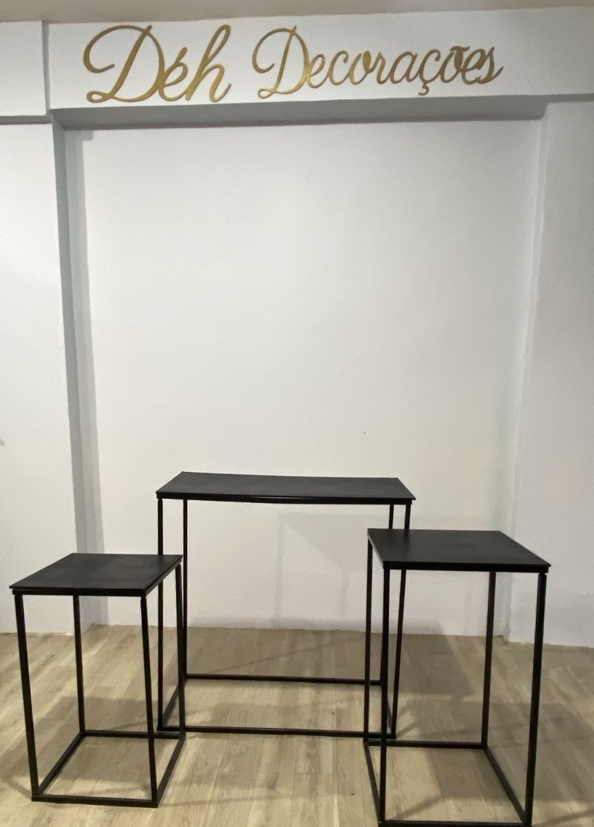 Mesas Pretas  - Déh Decorações 