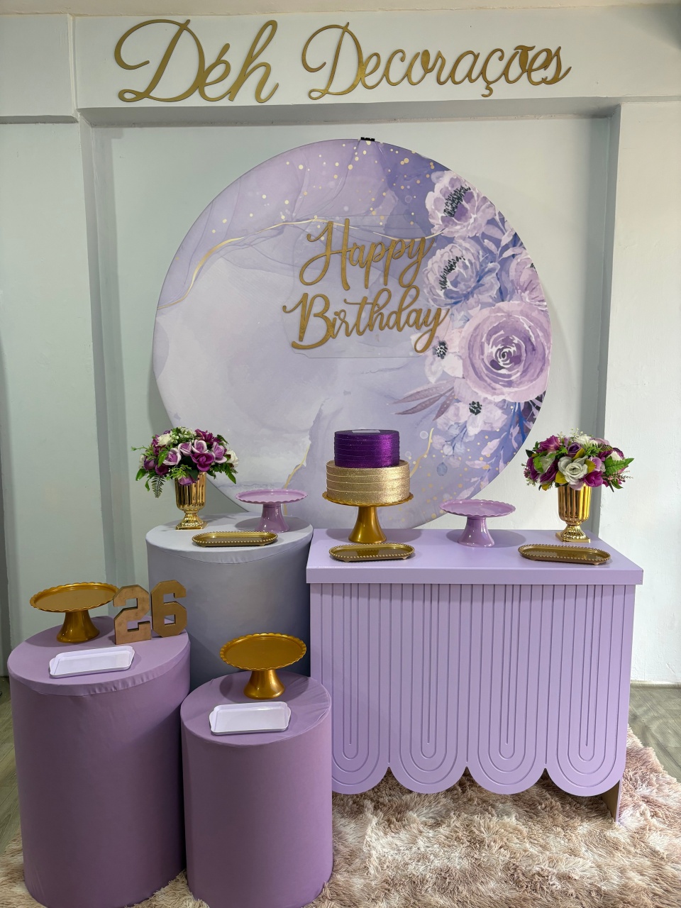 Lilás Adulto (Kit 3) - Déh Decorações 