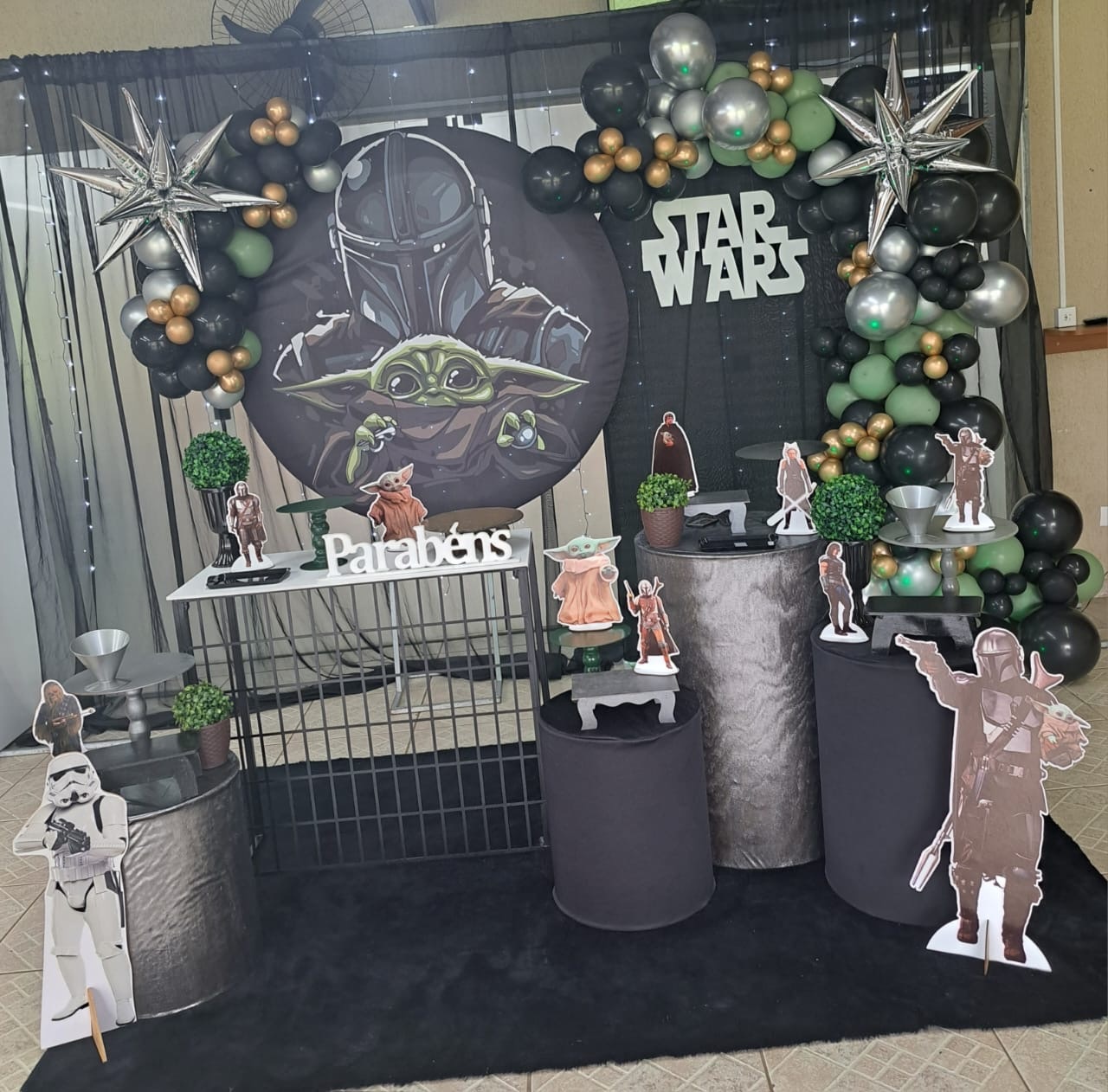 Star Wars Menino Premium (Kit 4) - Déh Decorações 