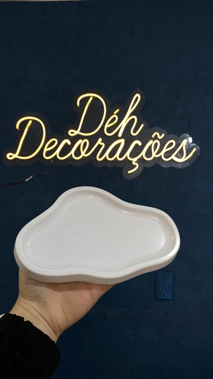 Bandeja Branca 15 - Déh Decorações 