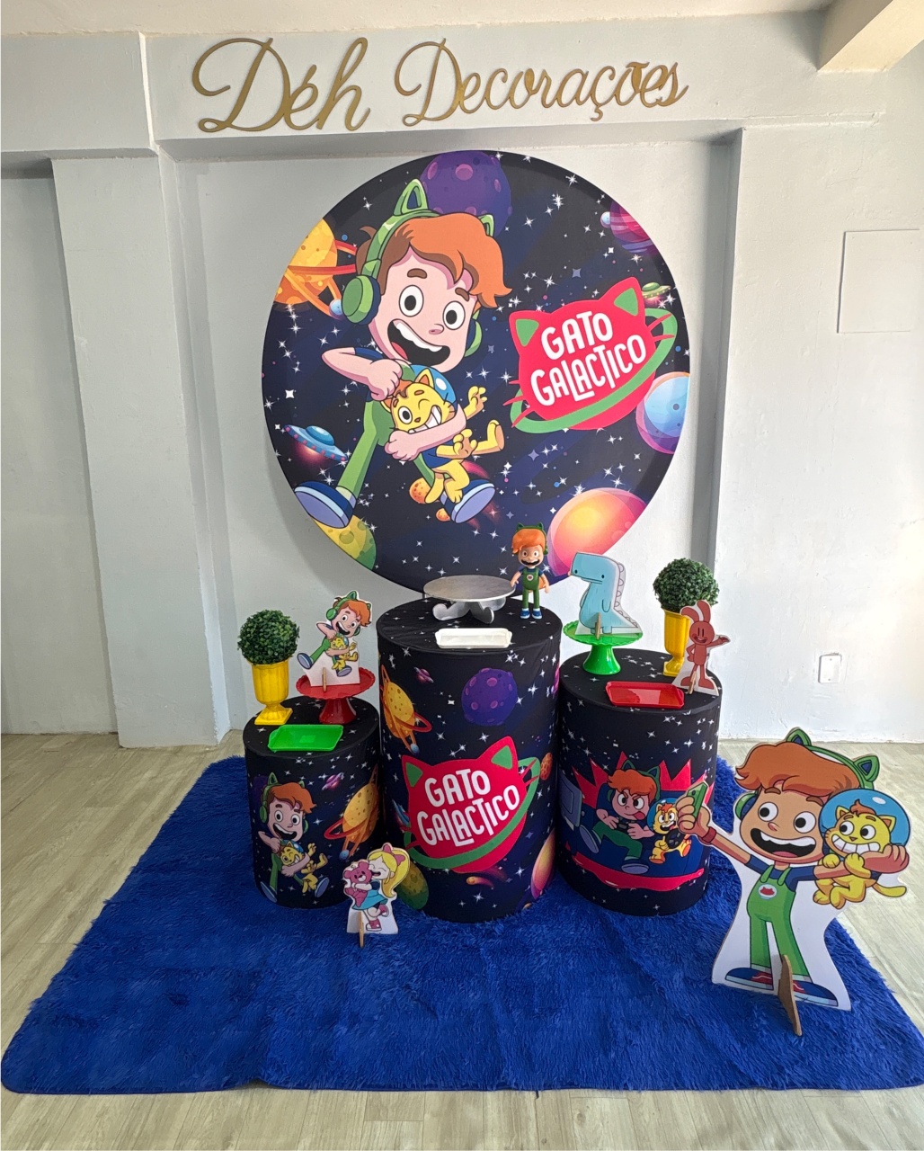 Gato Galáctico (Kit 2) - Déh Decorações 