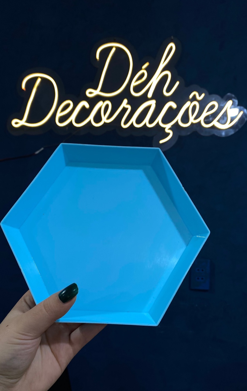 Bandeja Azul 16 - Déh Decorações 