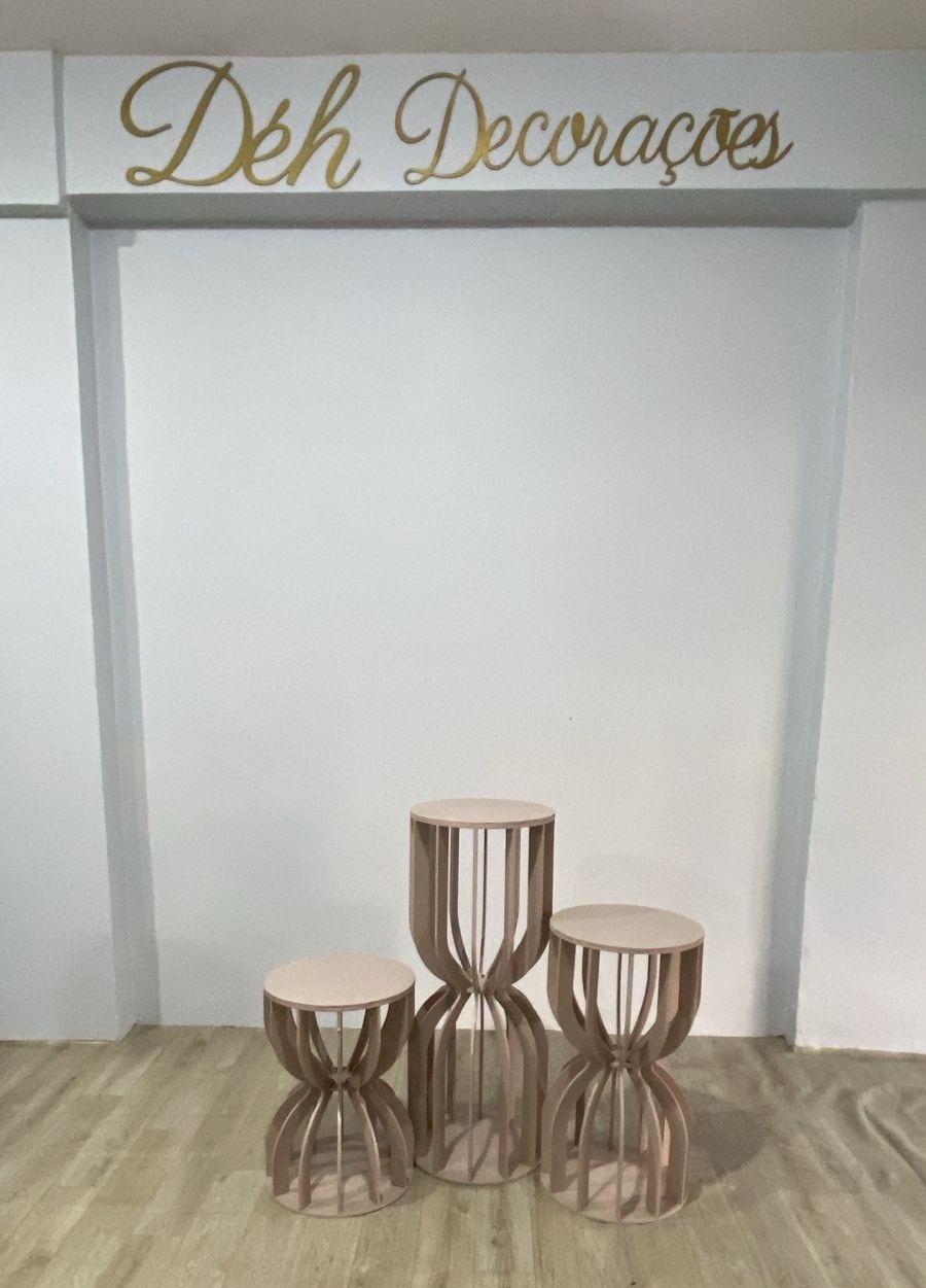 Mesa Ampulheta  - Déh Decorações 