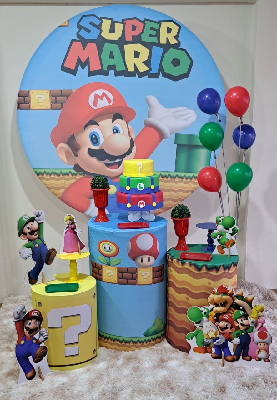 Super Mário  (Kit2) - Déh Decorações 