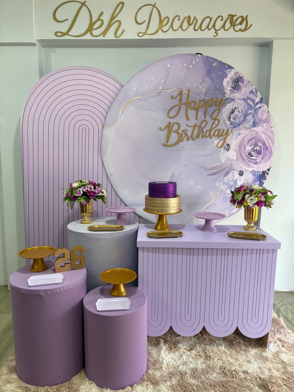 Lilás Adulto (Kit 4) - Déh Decorações 