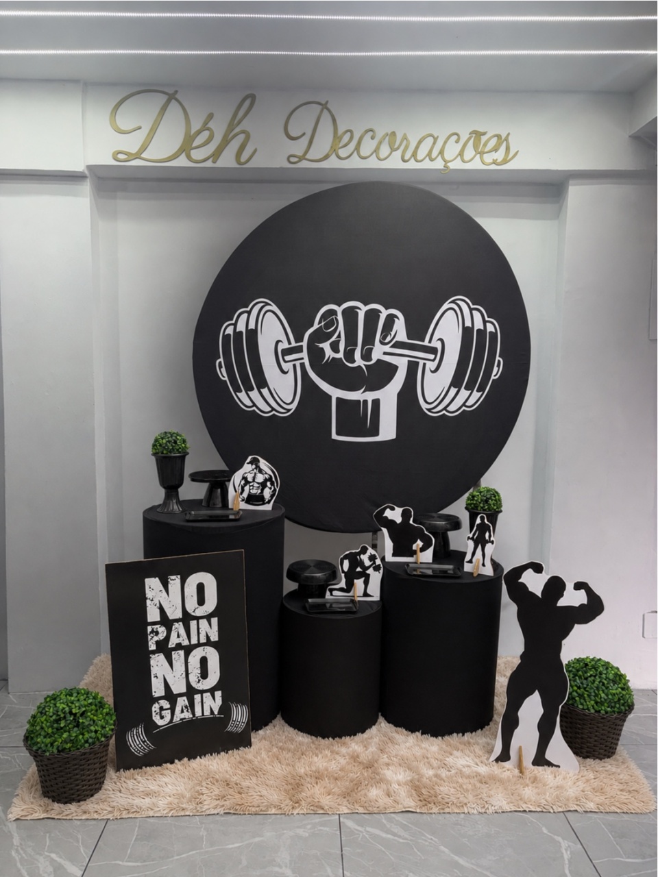 Maromba - Academia (Kit 20 - Déh Decorações 