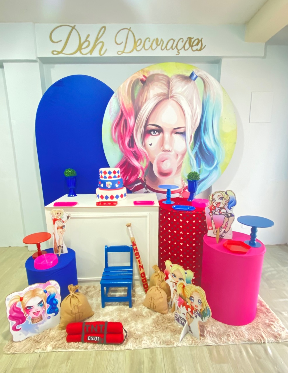 Arlequina Premium (Kit 4) - Déh Decorações 