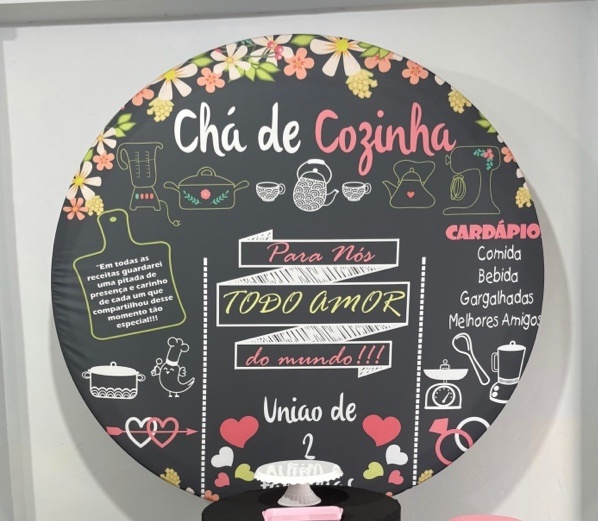 Capa Painel Chá de Cozinha - Déh Decorações 