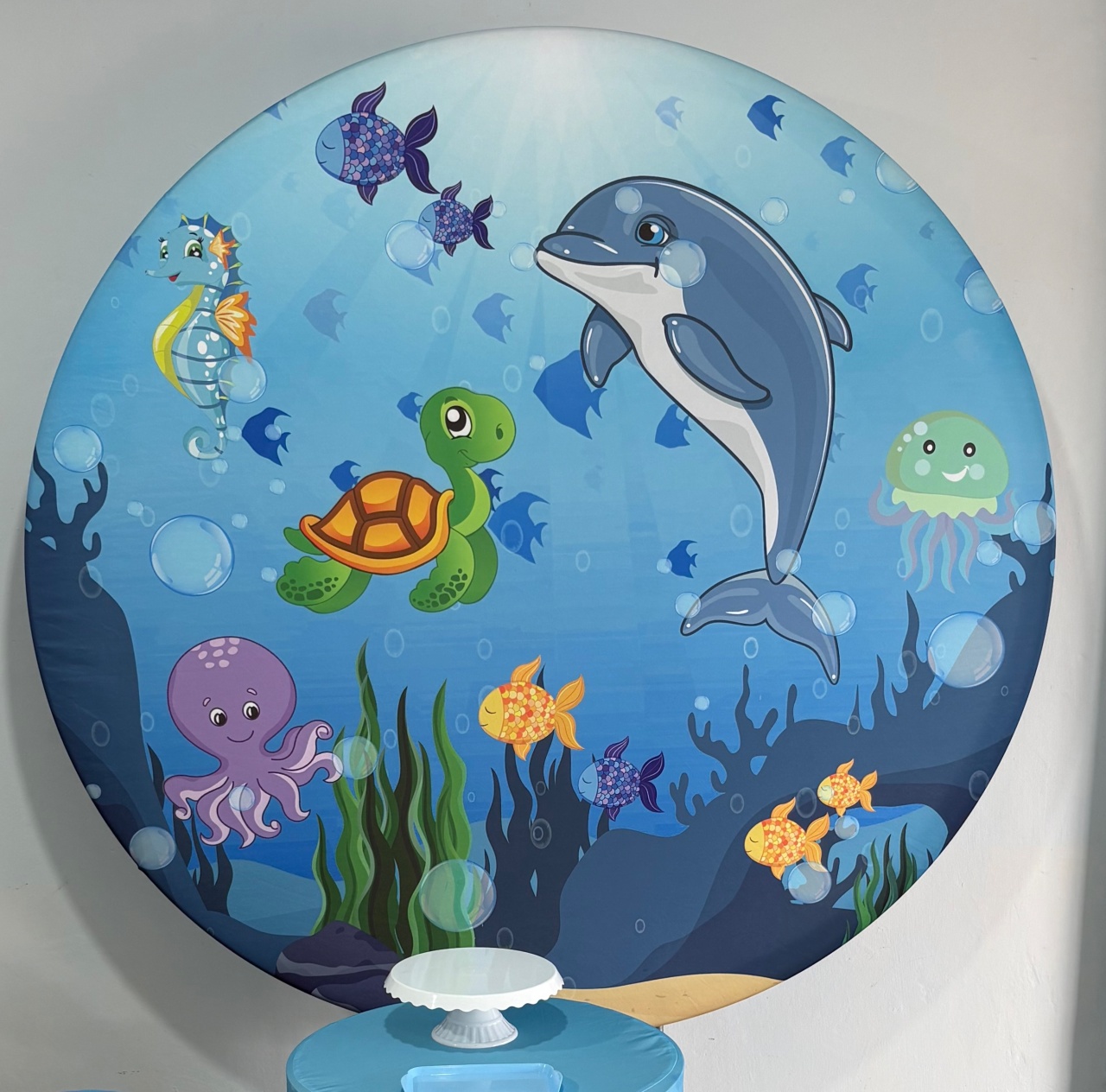 Capa Painel Fundo Do Mar  - Déh Decorações 