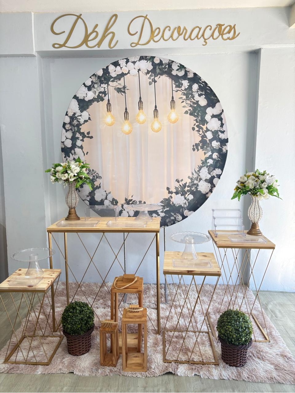 Casamento Luzes - Déh Decorações 