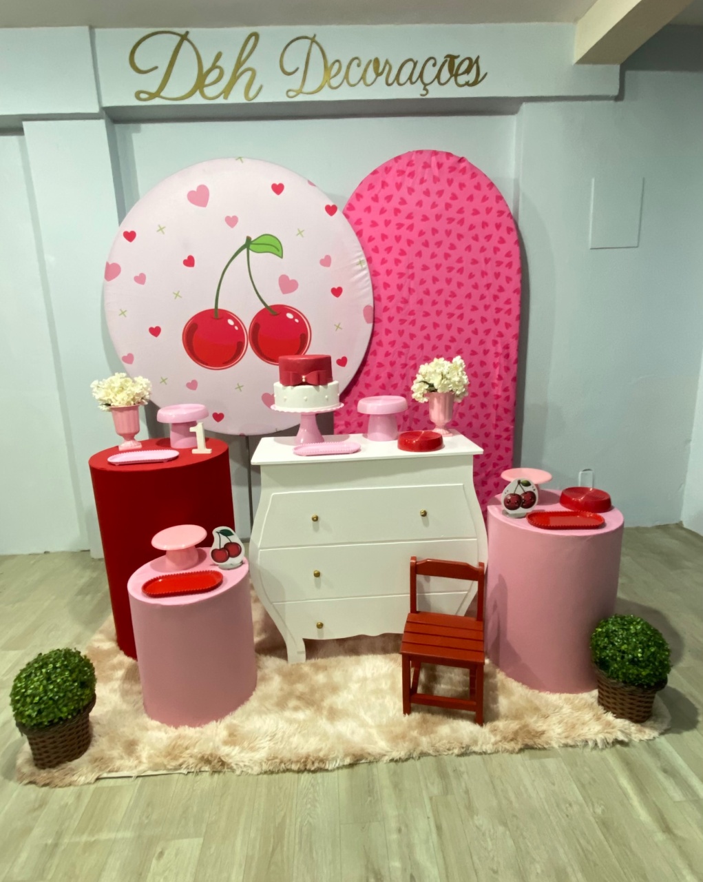 Cerejinha Premium (Kit 4) - Déh Decorações 