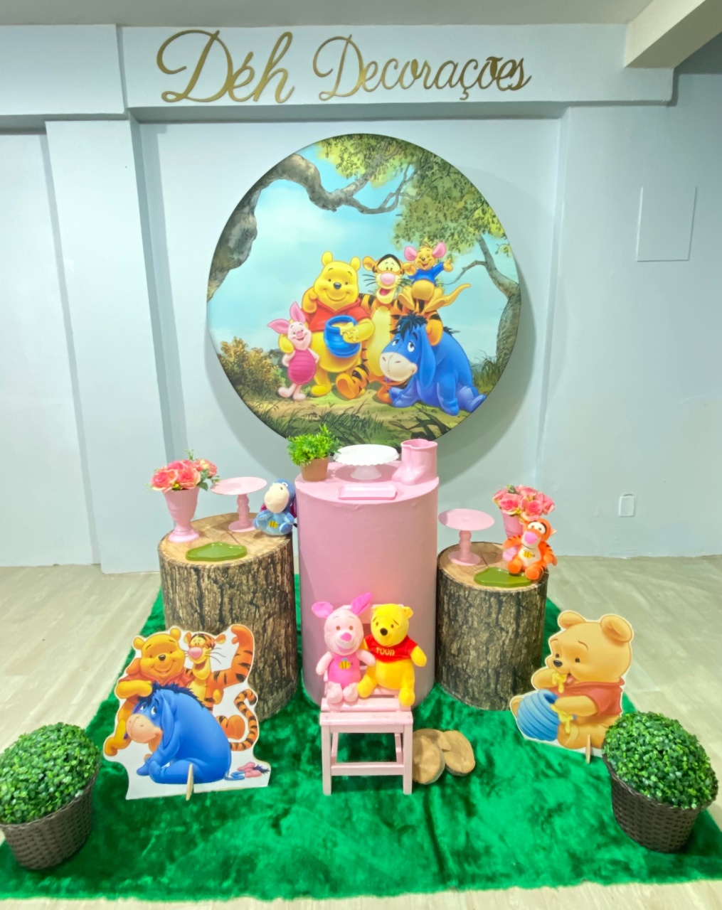 Ursinho Pooh Menina (Kit 2) - Déh Decorações 