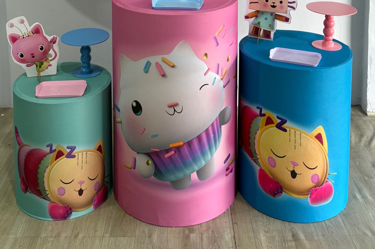 Capa Trio de Cilindro Casa Mágica da Gabi - Déh Decorações 