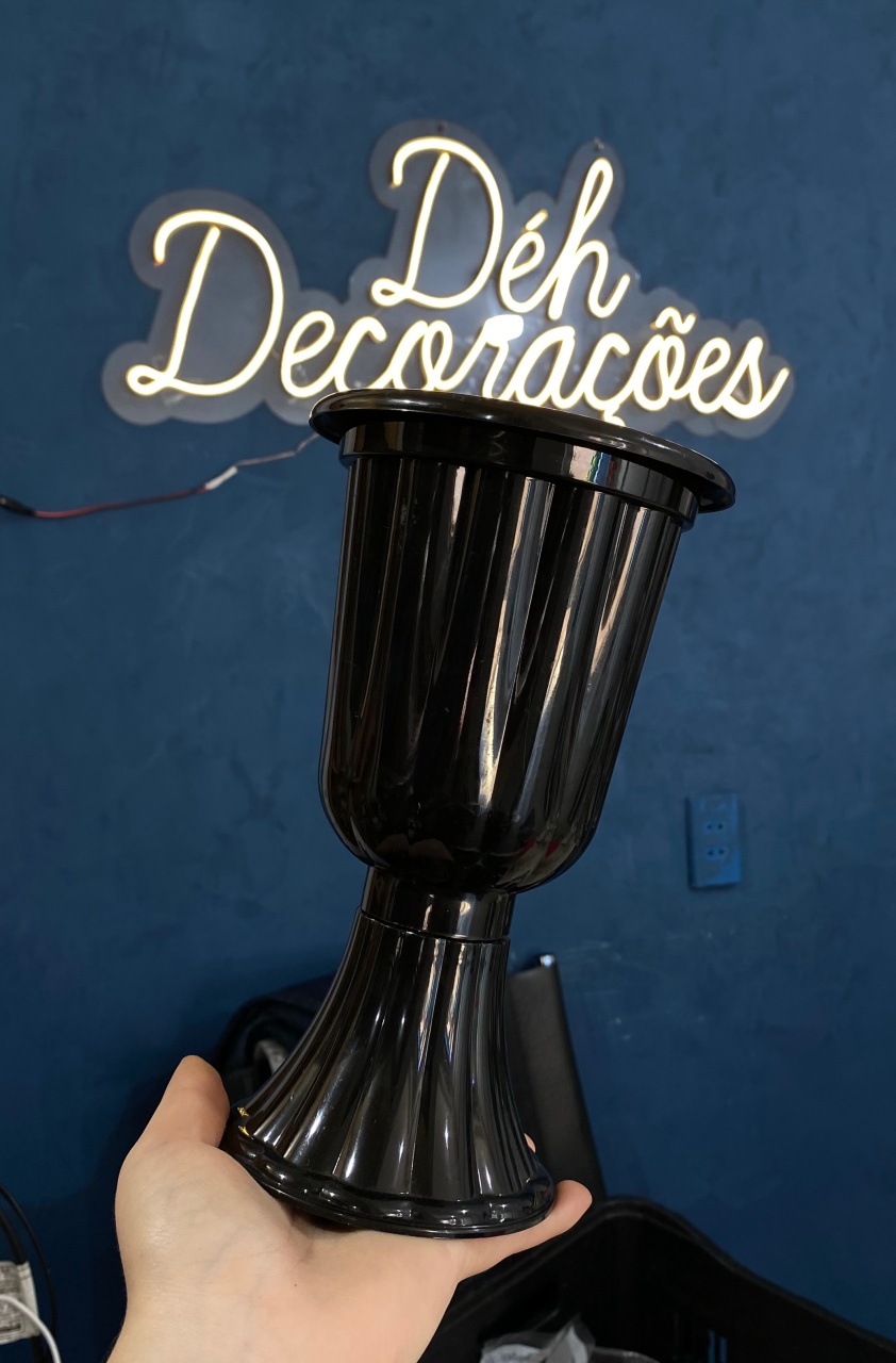 Vaso Preto - Déh Decorações 