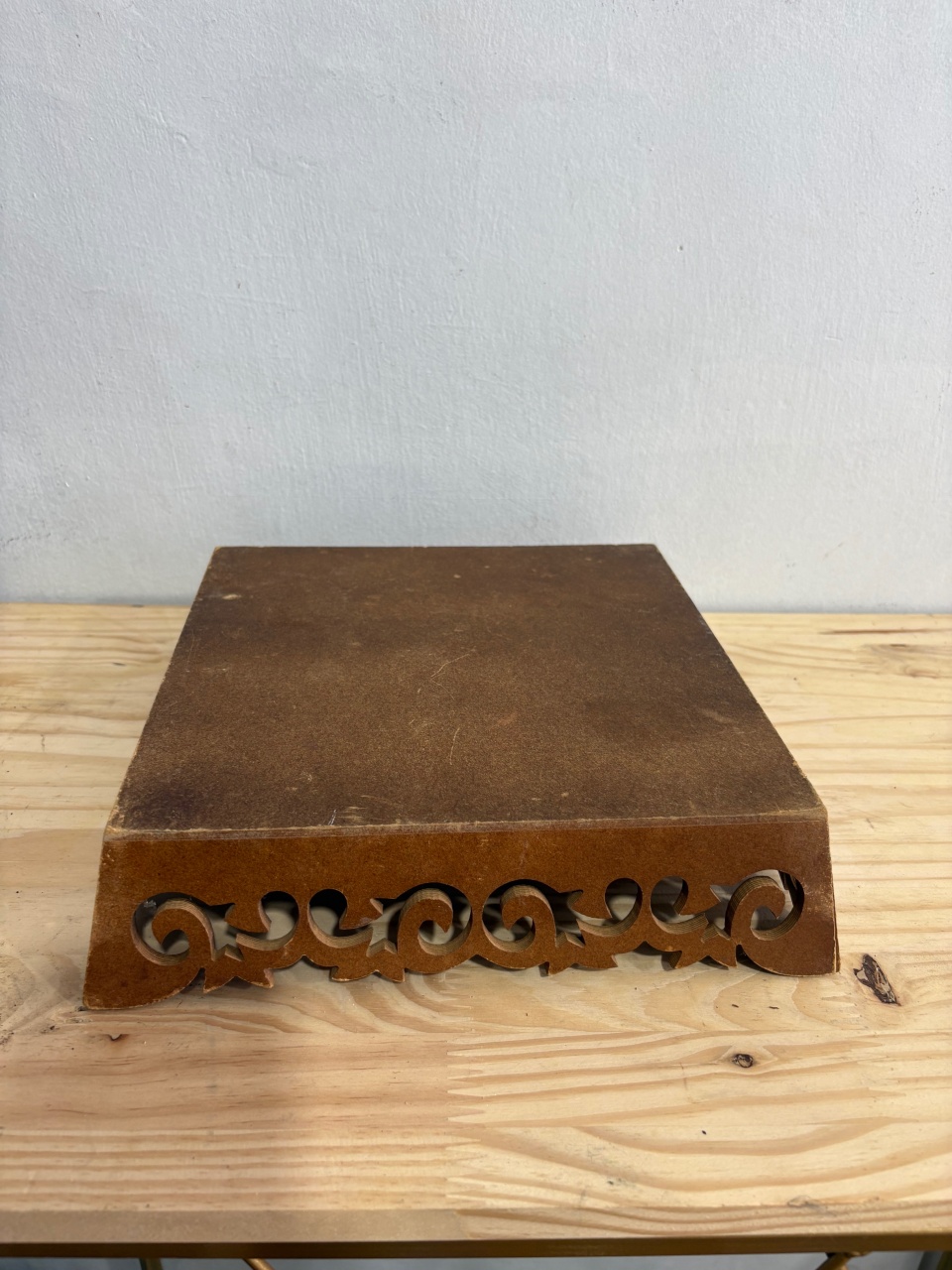 Bandeja Marrom  Quadrada Media - Déh Decorações 