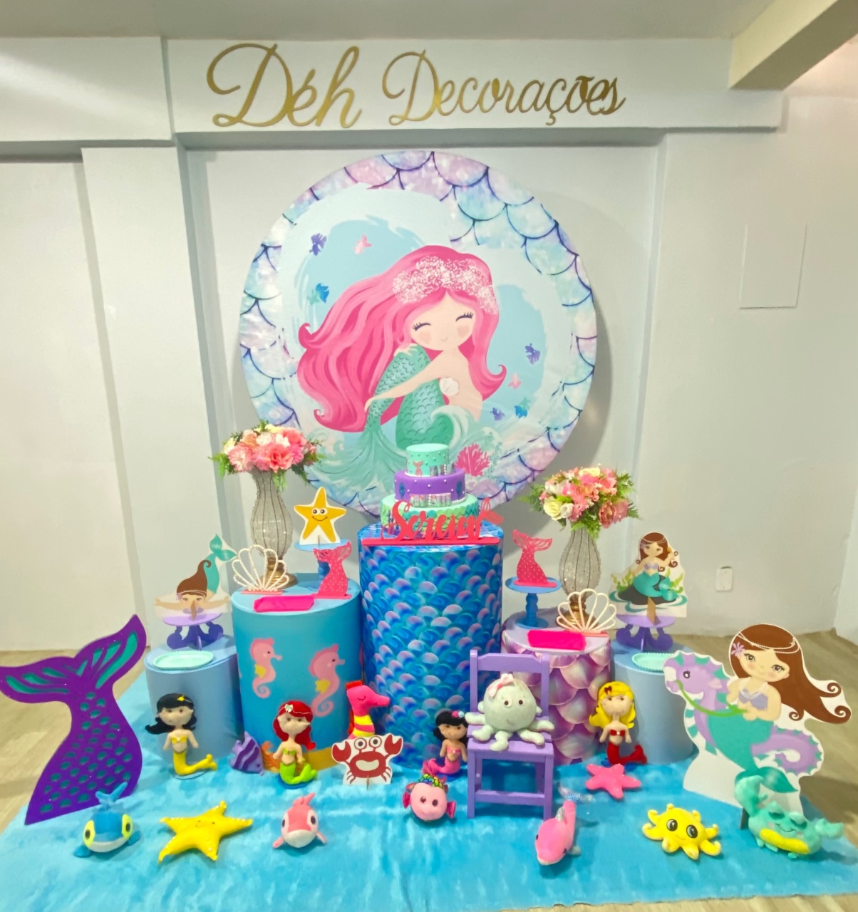 Sereia (Kit 3) - Déh Decorações 